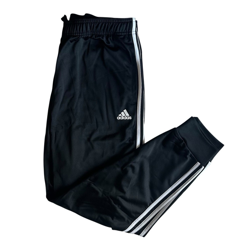 Adidas Multi Sport Track Pants Men's Size Medium M Black Casual Sweatpants